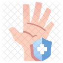 Hand Pflege Schutz Symbol