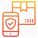 Sicherheit Box Logistik Symbol