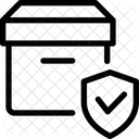 Sichere Lieferung Lieferschutz Paketschutz Symbol