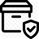 Sichere Lieferung Lieferschutz Paketschutz Symbol