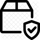 Sichere Lieferung Lieferschutz Box Shield Symbol