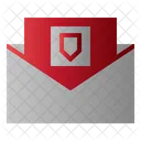 Mail Sichern Sperren Symbol