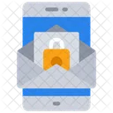 Sichere mobile E-Mails  Symbol