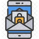 Sichere mobile E-Mails  Symbol