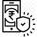 Sichere Mobile Transaktion Symbol