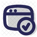 Sichere Seite Webseite Surfen Im Internet Symbol