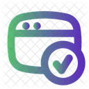 Sichere Seite Webseite Surfen Im Internet Symbol