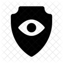 Sichere Uberwachung Sicherheitsvision Sicherheitsbeobachtung Symbol