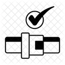 Sicherer Gürtel  Symbol