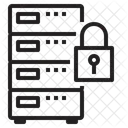 Server Sicherheit Verteidigung Server Datenbank Icon
