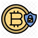 Sichere Bitcoin  Symbol