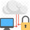 Daten Sicherheit Cloud Symbol