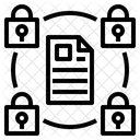 Dokument Verschlusseln Gesperrt Icon