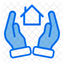 Sicheres Haus Sicheres Heim Haus Symbol