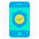 Shield Mobile Mobile Sicherheit Sicheres Gerat Symbol