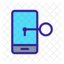 Smartphone Schlussel Safe Symbol