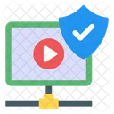 Sicheres Video  Symbol