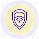 Sicheres WLAN Leitungssymbol Symbol