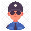 Sicherheit Wache Person Icon