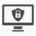 Sicherheit Computer Vorhangeschloss Symbol