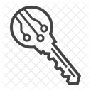 Sicherheit Elektronik Schlussel Symbol