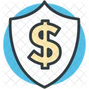 Sicherheit Schild Dollar Icon