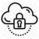 Sicherheit Cloud Daten Symbol