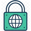 Sicherheit Globus Digital Icon