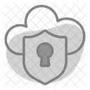 Sicherheit Cloud Schutz Icon