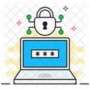Digitale Sicherheit PIN Passkey Eingeben Symbol