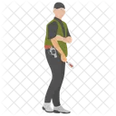 Sicherheitsbeamter Polizist Militaroffizier Icon