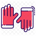 Sicherheitshandschuhe Handschuhe Faustlinge Symbol