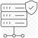 Sicherheitsnetzwerk Thinline Symbol Symbol