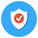 Sicherheitsschild Schutzschild Antivirus Symbol