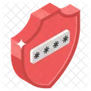 Sicherheitsschild Schutzschild Antivirus Symbol