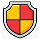 Sicherheitsschild Schutzschild Antivirus Symbol