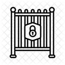 Sicherheitszaun Barriere Schutz Symbol