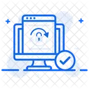 Sicherheitszugriff Sichere Website Websicherheit Symbol