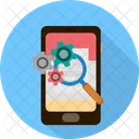 Anzeigen Suchen Mobil Symbol