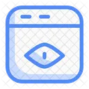 Sichtbares Web SEO Online Symbol