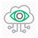 Cloud Computer Ansicht Symbol