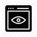 Ansicht Sichtbar Webseite Symbol