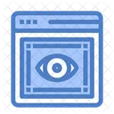Sichtbare Webseite  Symbol