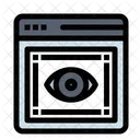 Sichtbare Webseite  Symbol