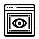 Sichtbare Webseite  Symbol