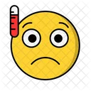 Sick Illness Emoji Icon