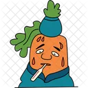 Sick Carrot  Icon