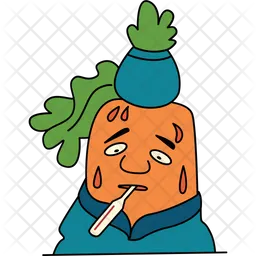 Sick Carrot  Icon