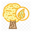 Tree Sick Yellow Icon