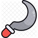 Sickle Scythe Gardening Tool Icon